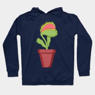 Venus Fly Trap Painting Hoodie